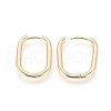Brass Huggie Hoop Earrings EJEW-F245-04G-B-2