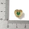 Brass Micro Pave Cubic Zirconia Beads KK-I276-46G-05-3