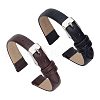 2 Sets 2 Colors Leather Textured Watch Bands AJEW-FG0003-83-1