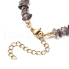 Natural Apatite Chip Beaded Bracelets for Women BJEW-JB11742-08-4