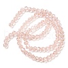 Transparent Electroplate Glass Beads Strands GLAA-F029-3mm-C26-2