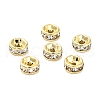 304 Stainless Steel Rhinestone Spacer Beads X-STAS-L285-001G-01-1