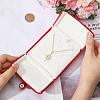 Double Door Velvet Jewelry Pendant/Necklace Gift Storage Boxes CON-WH0086-157-3