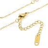 Ion Plating(IP) 304 Stainless Steel Crystal Rhinestone Bowknot Pendant Necklaces for Women NJEW-K276-24G-3