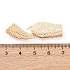 Brass Interlocking Clasps KK-D360-06G-3