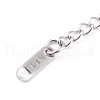 Tarnish Resistant 304 Stainless Steel Chain Extender FIND-JF00088-02-2
