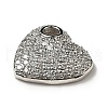 Brass Micro Pave Cubic Zirconia Charms KK-I276-35P-2
