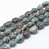 Natural Larimar Beads Strands G-R445-8x10-14-1