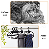 Plastic Hanging Display Stand for Silk Scarf ODIS-WH0099-29C-4