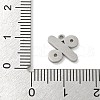 304 Stainless Steel Pendants STAS-M069-02D-P-3