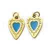 304 Stainless Steel Enamel Charms STAS-E550-70G-01-1