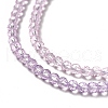 Transparent Gradient Color Glass Beads Strands GLAA-H021-01B-26-3