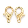 Zinc Alloy Lobster Claw Clasps X-E106-G-3