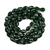 Transparent Glass Beads Strands EGLA-N013-T10mm-D15-2