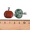 Natural & Synthetic Mixed Stone Pendants G-N344-20P-3