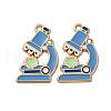 Chemistry Theme Alloy Enamel Pendants ENAM-V002-01D-KCG-1