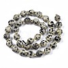 Natural Dalmatian Jasper Beads Strands G-N326-100-02-2