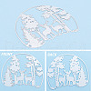 Gorgecraft 2Pcs 2 Styles Forest Theme Carbon Steel Cutting Dies Stencils DIY-GF0007-14-6