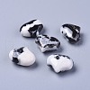 Mother's Day Gifts Natural Zebra Jasper Heart Love Stone G-F659-A31-1