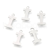 201 Stainless Steel Charms STAS-C021-06P-I-1