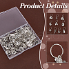   80Pcs West Cowboy Theme Tibetan Style Alloy Pendants FIND-PH0020-71-4