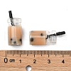 Glass Bottle Pendants X-CRES-N017-03B-3