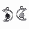 304 Stainless Steel Pendants STAS-N087-50-04P-1