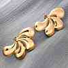 304 Stainless Steel Stud Earrings EJEW-Z098-01G-1