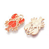 Marine Animals Alloy Enamel Pendants ENAM-T022-34I-2
