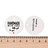 100Pcs Paper Word Printed Gift Tags CDIS-H007-03B-3