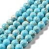 Synthetic Turquoise and Sea Shell Assembled Beads Strands G-D482-01E-07-2
