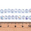 Transparent Glass Beads Strands EGLA-N016-6mm-02-4