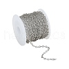 304 Stainless Steel Textured Cable Chains CHS-CJ0001-04P-5