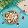 Biyun 60Pcs 15 Style Alloy Enamel Pendants FIND-BY0001-14-4