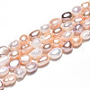 Natural Cultured Freshwater Pearl Beads Strands PEAR-N014-06G-5