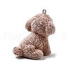 Flocky Resin Pendants FIND-I044-23-2