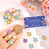 SUNNYCLUE 40Pcs Alloy Enamel Pendants ENAM-SC0005-51-3
