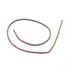 Frosted Electroplated Non-magnetic Synthetic Hematite Bead Strands G-E304-58B-2