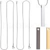 Unicraftale DIY Rectangle Pendant Necklace Making Kits DIY-UN0003-52-1