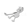 304 Stainless Steel Pendants STAS-U041-01P-2