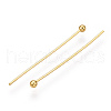 Brass Ball Head Pins KK-G331-10-0.6x25-3