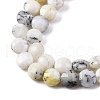 Natural White African Opal Beads Strands G-C179-A35-03-4