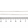 Brass Box Chain Necklaces for Women NJEW-G160-17S-3