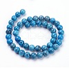 Natural Map Stone/Picasso Stone/Picasso Jasper Beads Strands X-G-F520-43-8mm-2