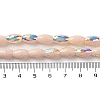 AB Color Plated Electroplate Beads Strands X-EGLA-H104-03B-4