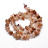 Natural Rutilated Quartz Chip Beads Strands G-E271-91-2