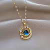 Zinc Alloy Crystal Rhinestone Pendant Necklaces WGBD940-02-1