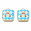 Resin Pendants PALLOY-N161-008-NR-2