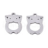 Non-Tarnish 201 Stainless Steel Pendants STAS-S081-034-1