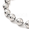 304 Stainless Steel Ball Chain Necklace & Bracelet Set STAS-D181-02P-01C-5